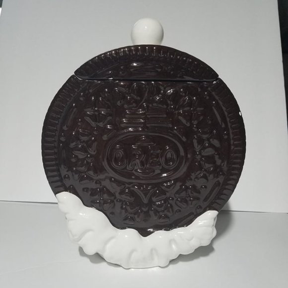 Kitchen Vintage Houston Harvest Oreo Cookie Jar Rare Poshmark